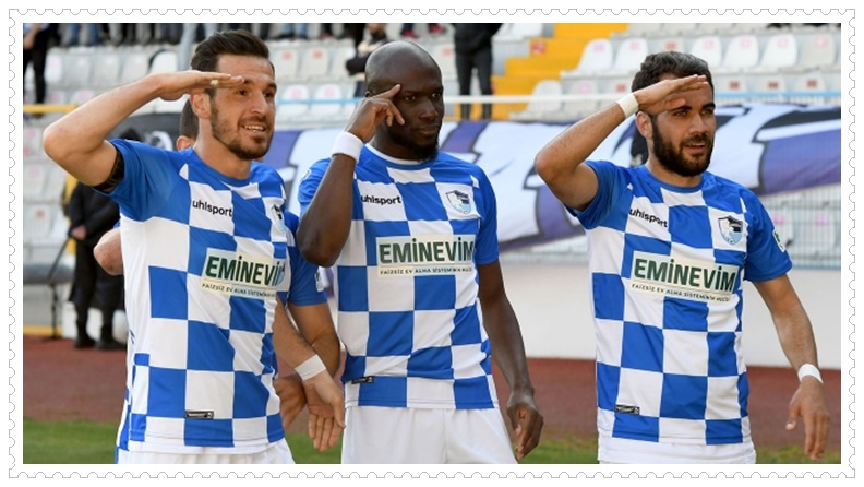 Erzurumsporlu futbolcular