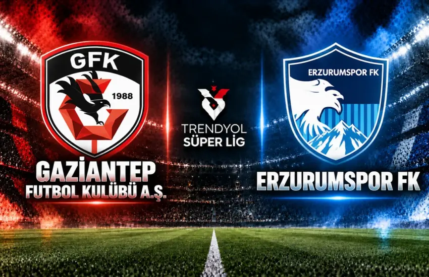 Gaziantep Erzurumspor maçı Trendyol Süper Lig 9. hafta